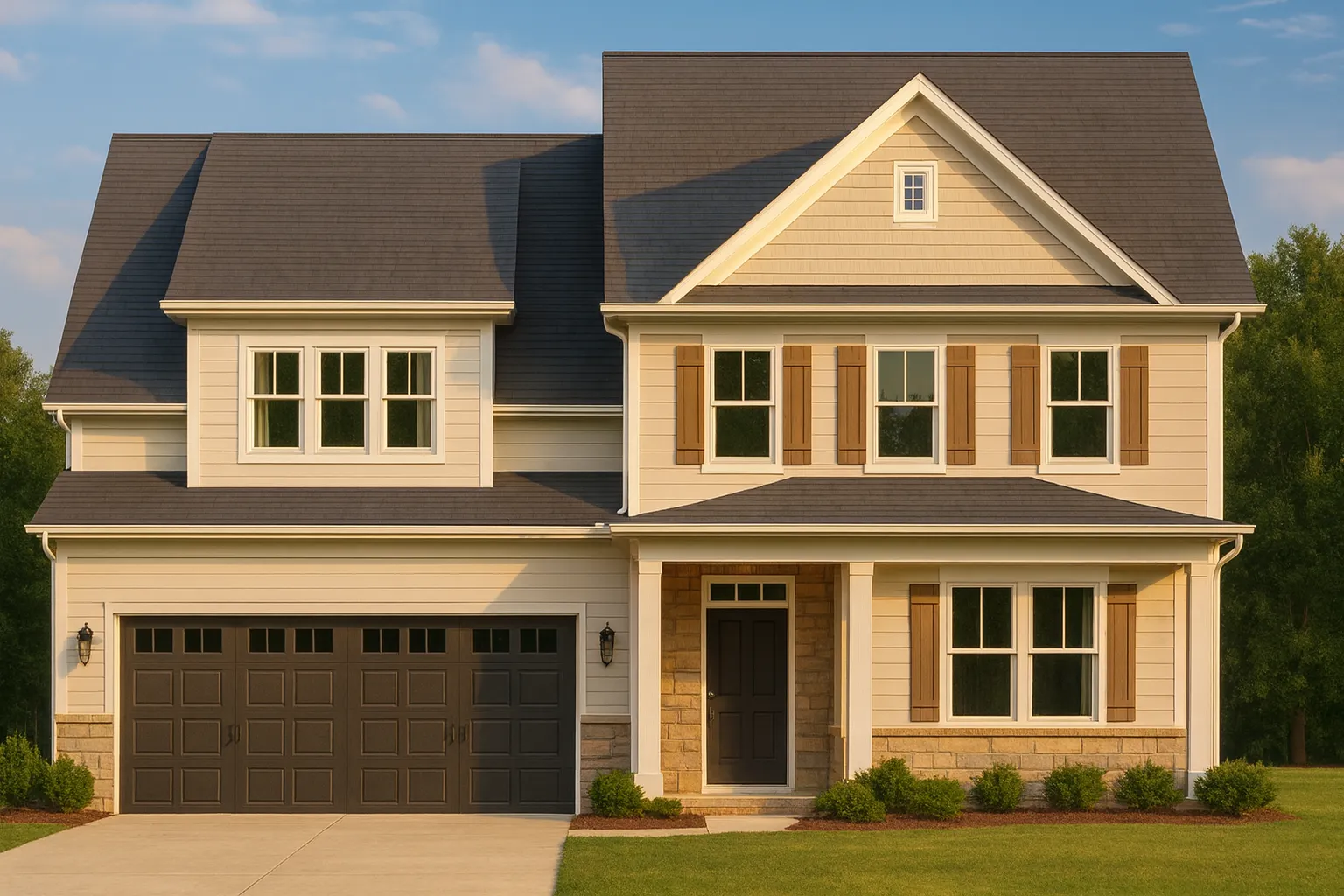 Unique Modern Suburban Home Plan with CAD Floor & Blueprint Designs