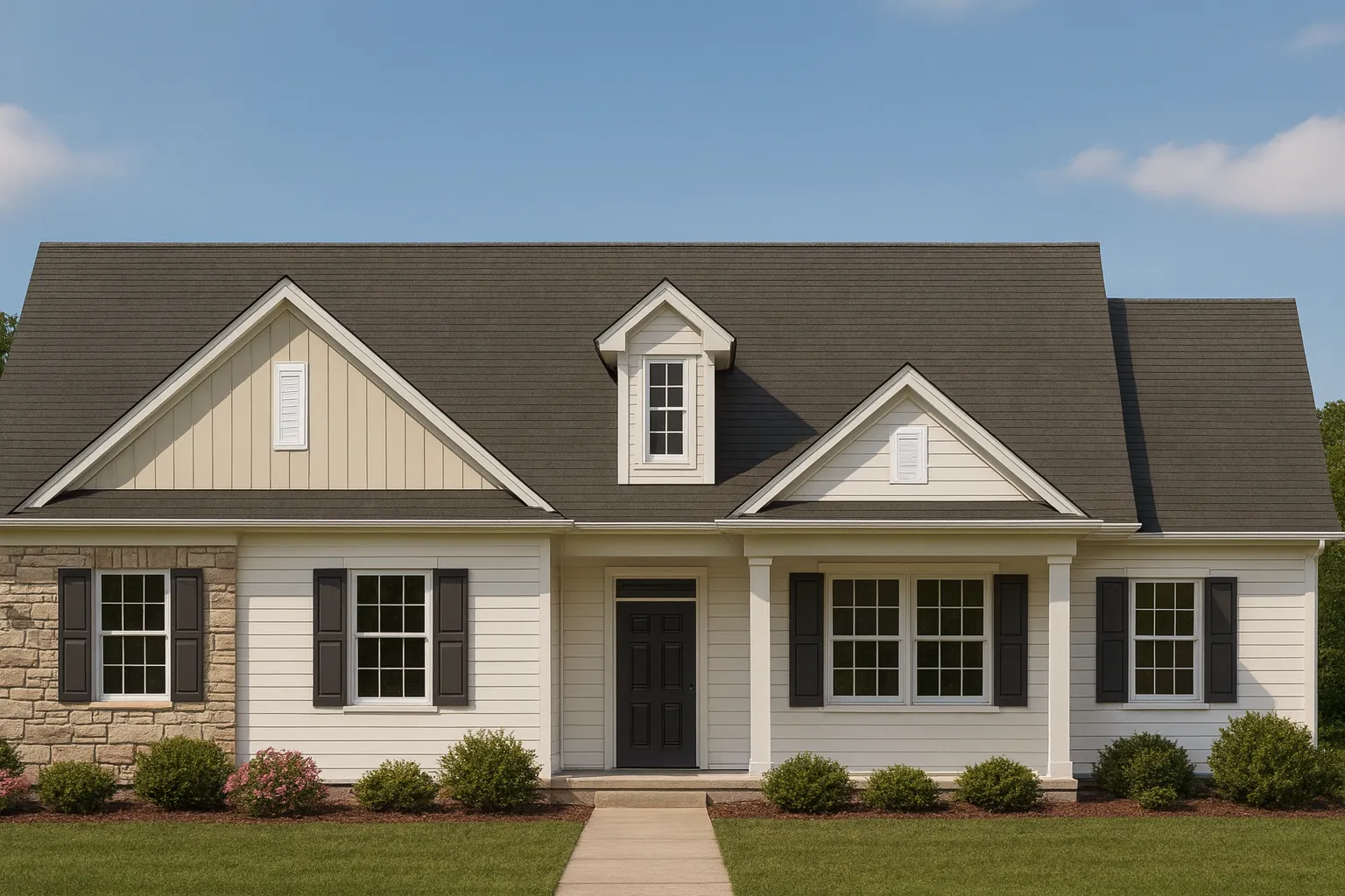 Charming Ranch-Style House Plan with Open Floor Layout