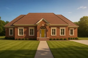 Traditional Home Plan with Open Floor Blueprint and CAD Designs