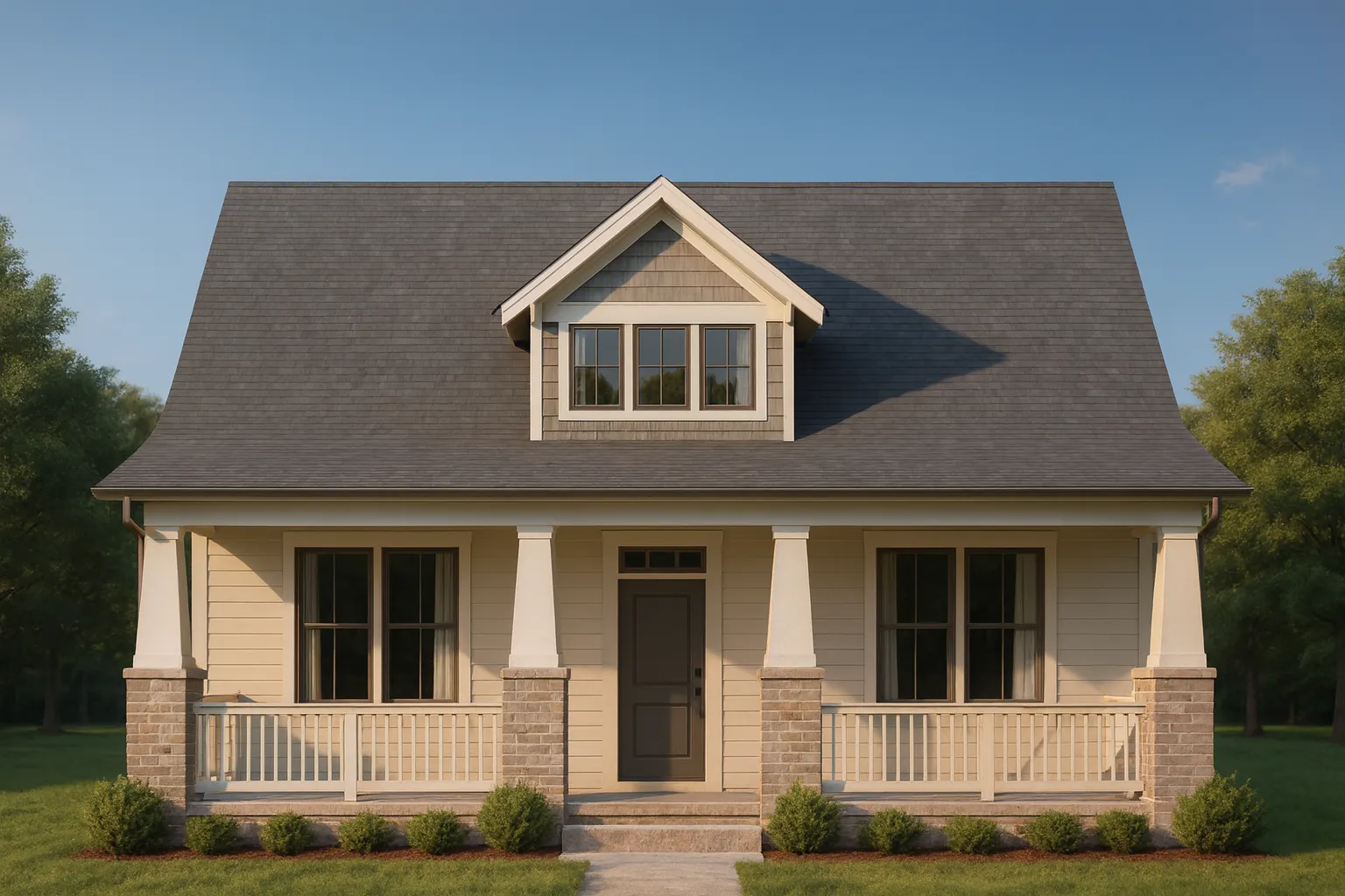 Craftsman Home Plan with Spacious Floor Layout and Detailed CAD Designs