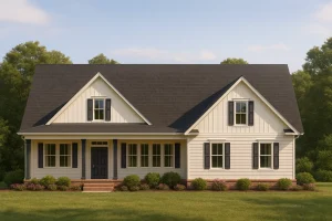 Elegant One-Story House Plan with Open Layout and Modern Comfort