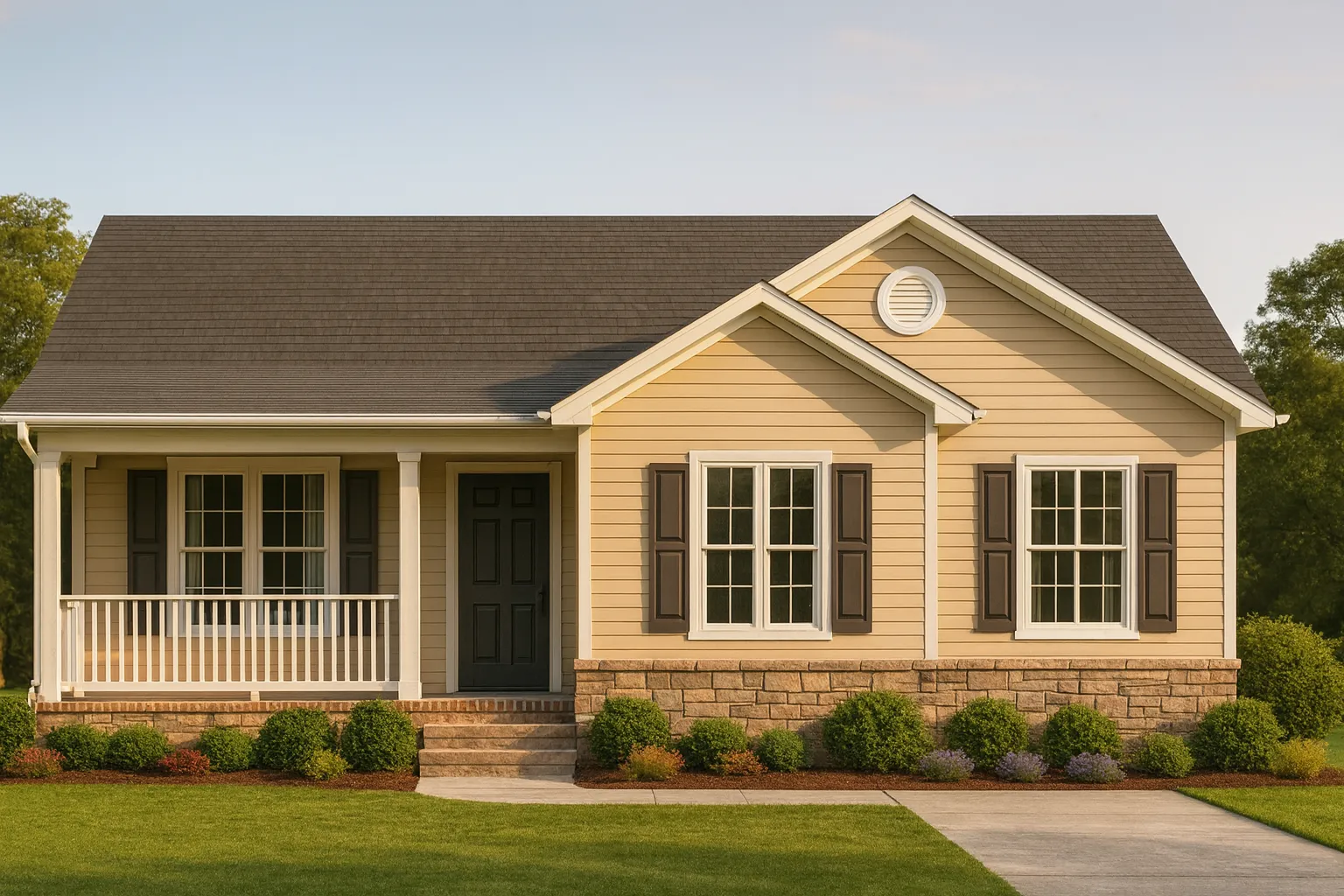 Charming 34' Wide Single-Story House Plan with Flexible Bedroom Layout (2)