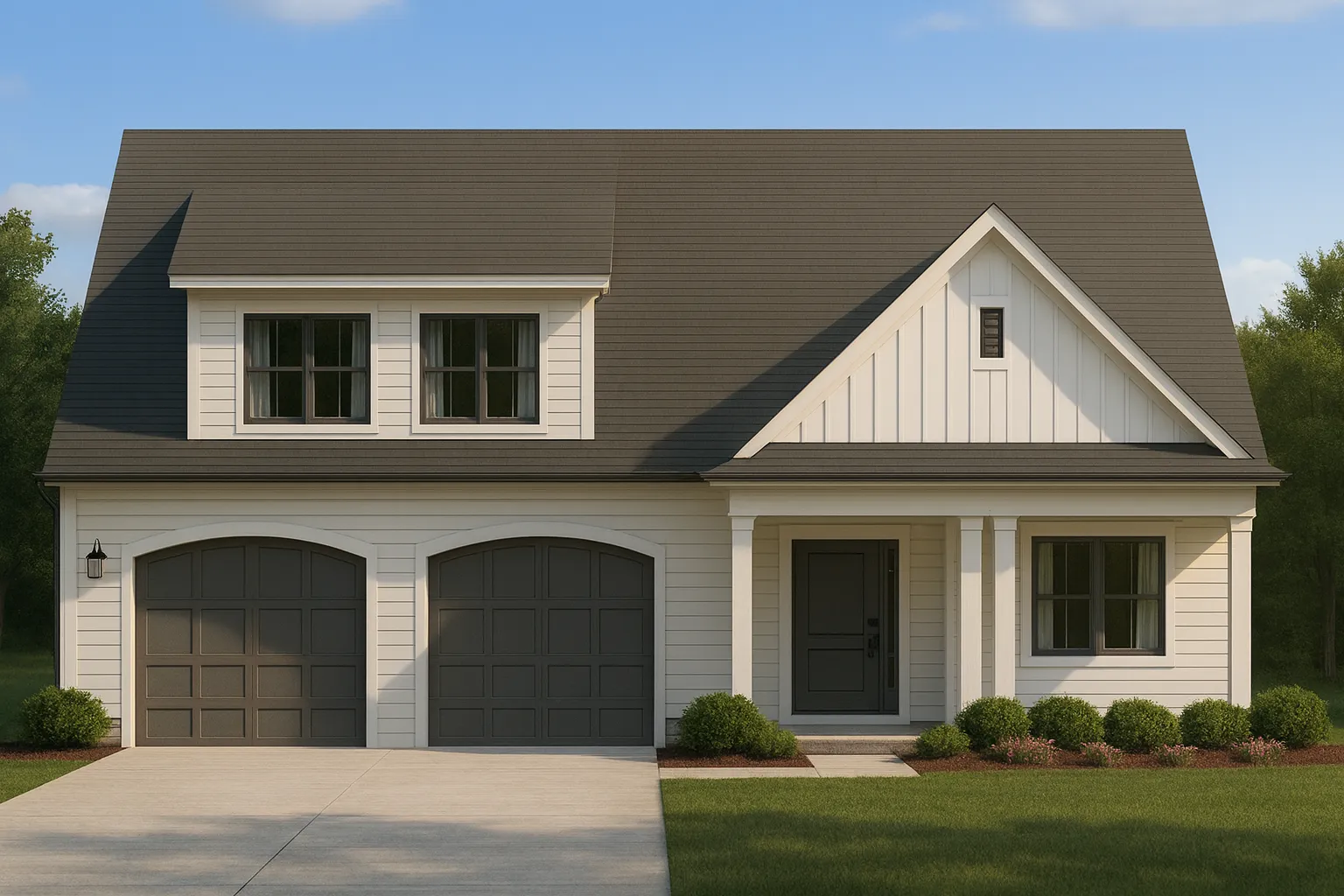 Craftsman house Floor Plan 3 Bed, 2 Bath, 2 Story Blueprint
