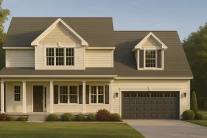 Modern Home Plan with Detailed CAD Designs & Floor Blueprints