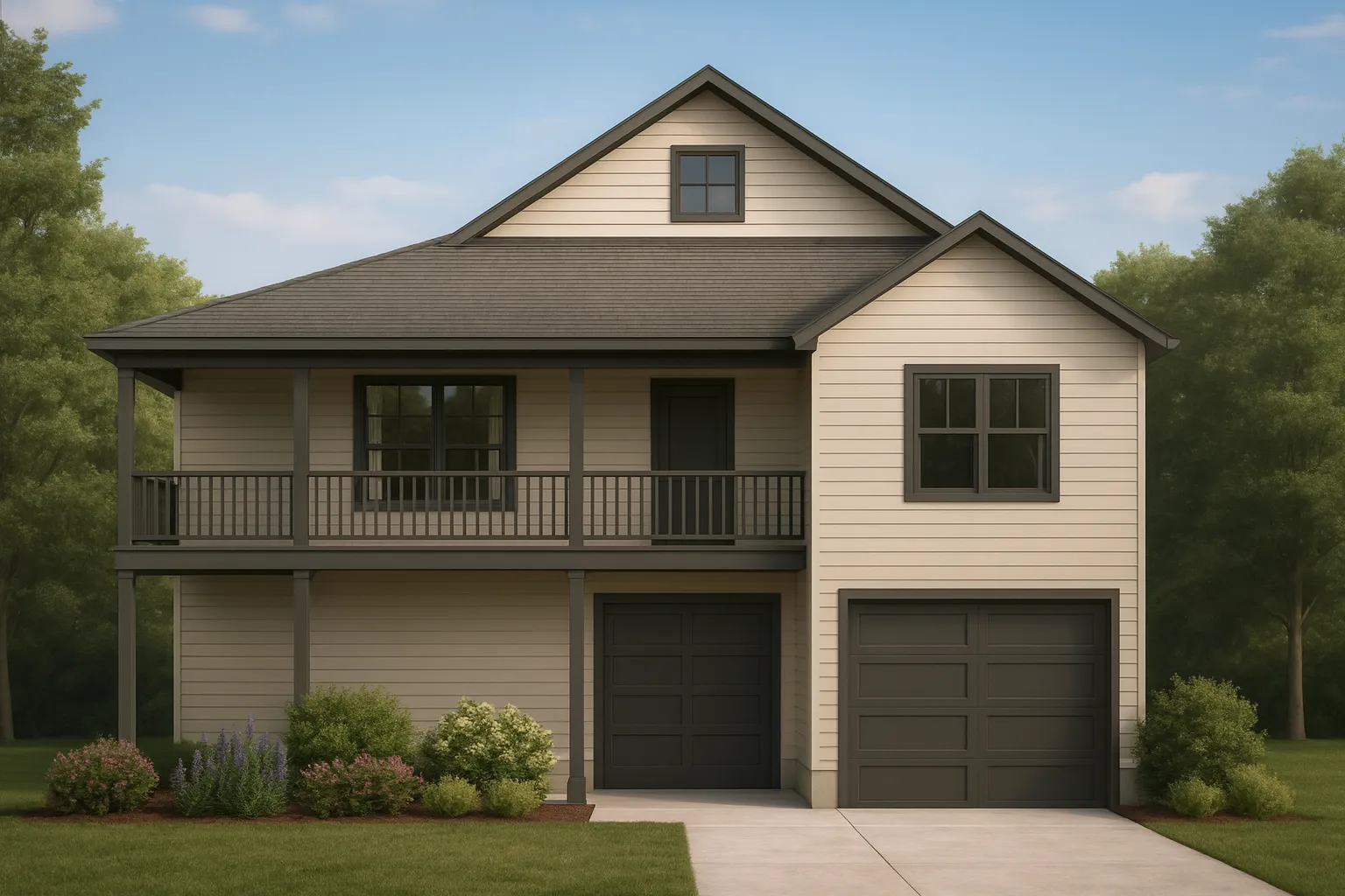 Beach Home Plan 1,320 Sq. Ft. Coastal Design with CAD Floor Plan