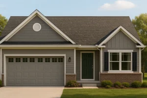 Modern Craftsman Home Plan with Spacious 3 Bedrooms and CAD Blueprint