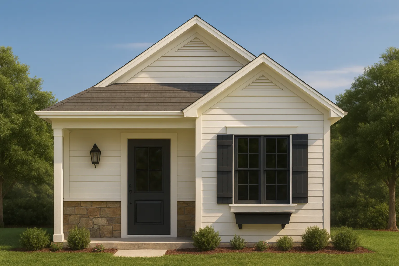 Charming Cottage-Style Floor Plan with CAD Blueprints