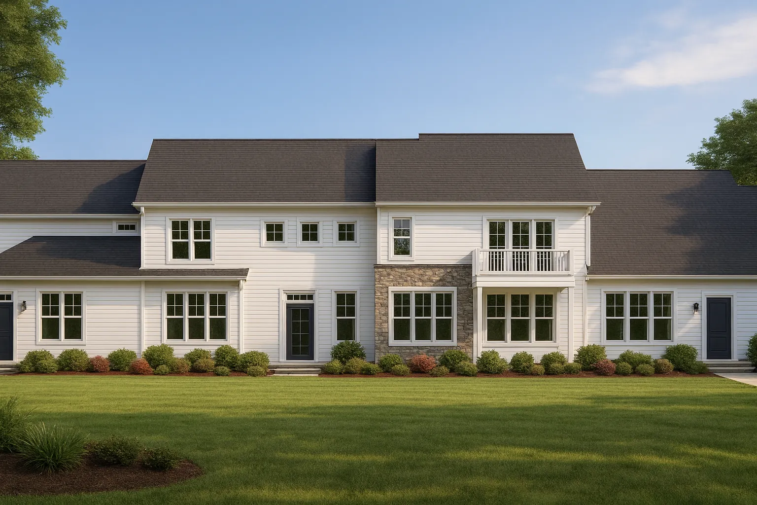 Stylish 2-Bedroom Townhome Floor Plan with CAD Blueprint Design