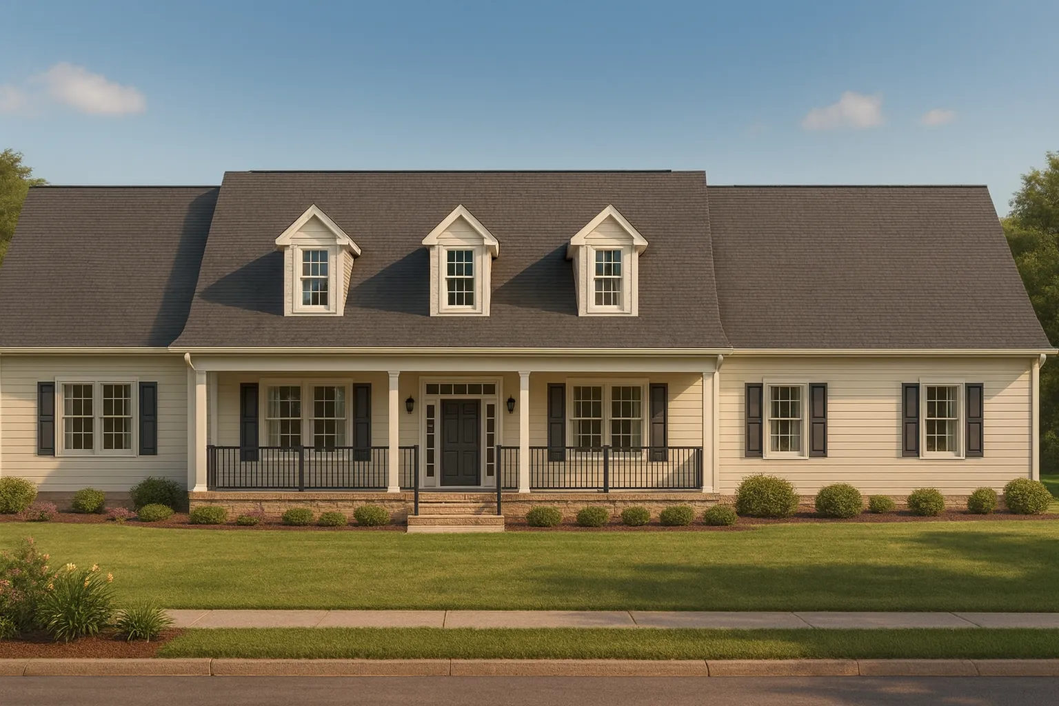 Traditional Cape Cod Home Plan with Spacious Floor Designs