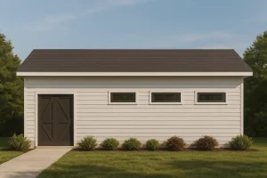 Pool House Floor Plan with Open Layout CAD Home Designs