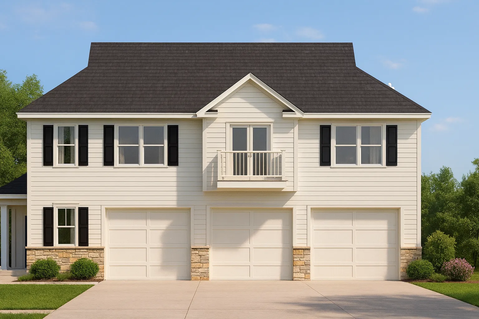 Charming 2-Bedroom Home Plan with Garage and Modern Designs