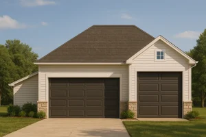 RV Garage Plan with Loft – Spacious Multi-Bay Garage Design