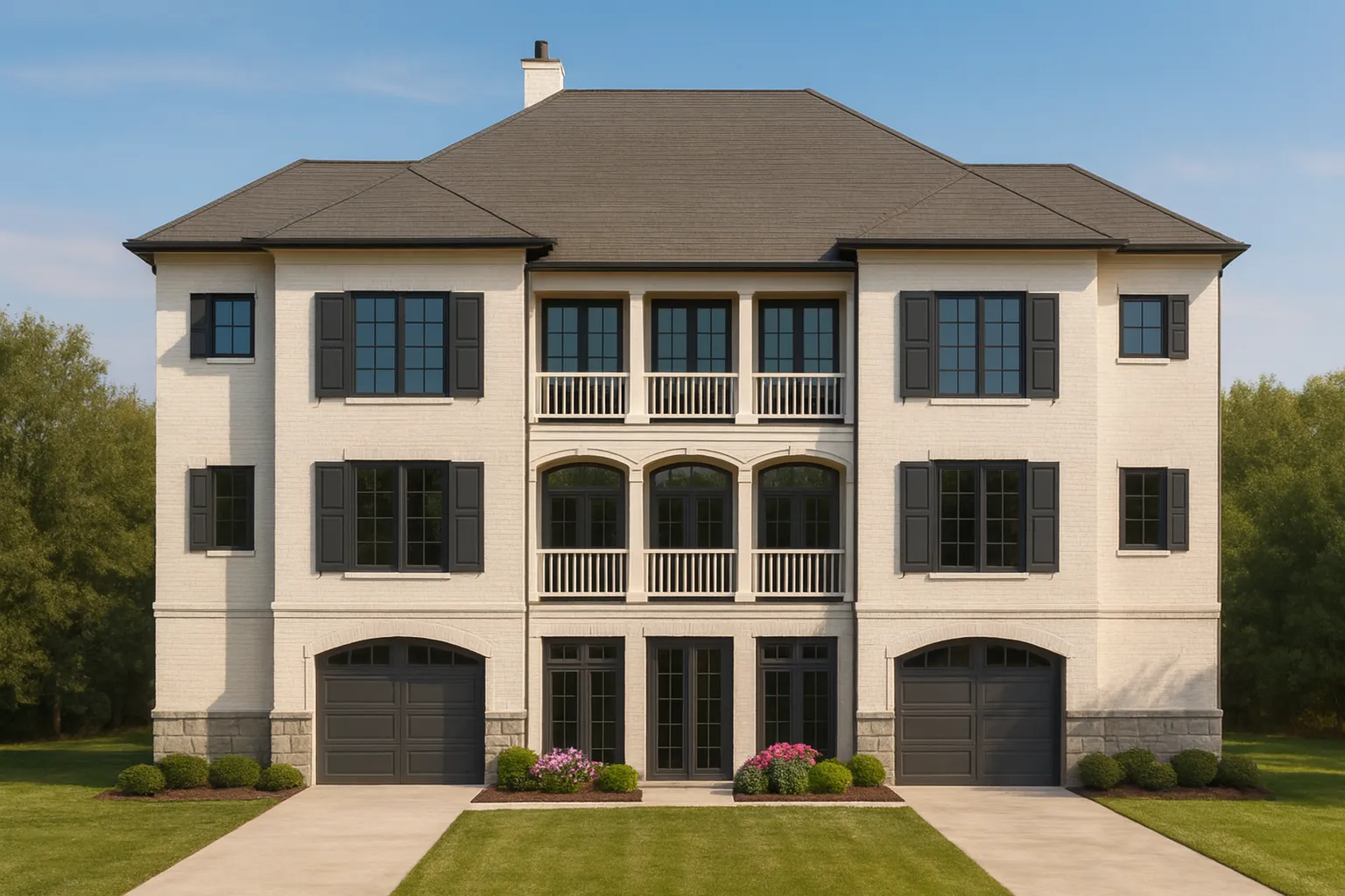 Luxury Home Plan with Oversized Garage, CAD Files & Vaulted Blueprint Design