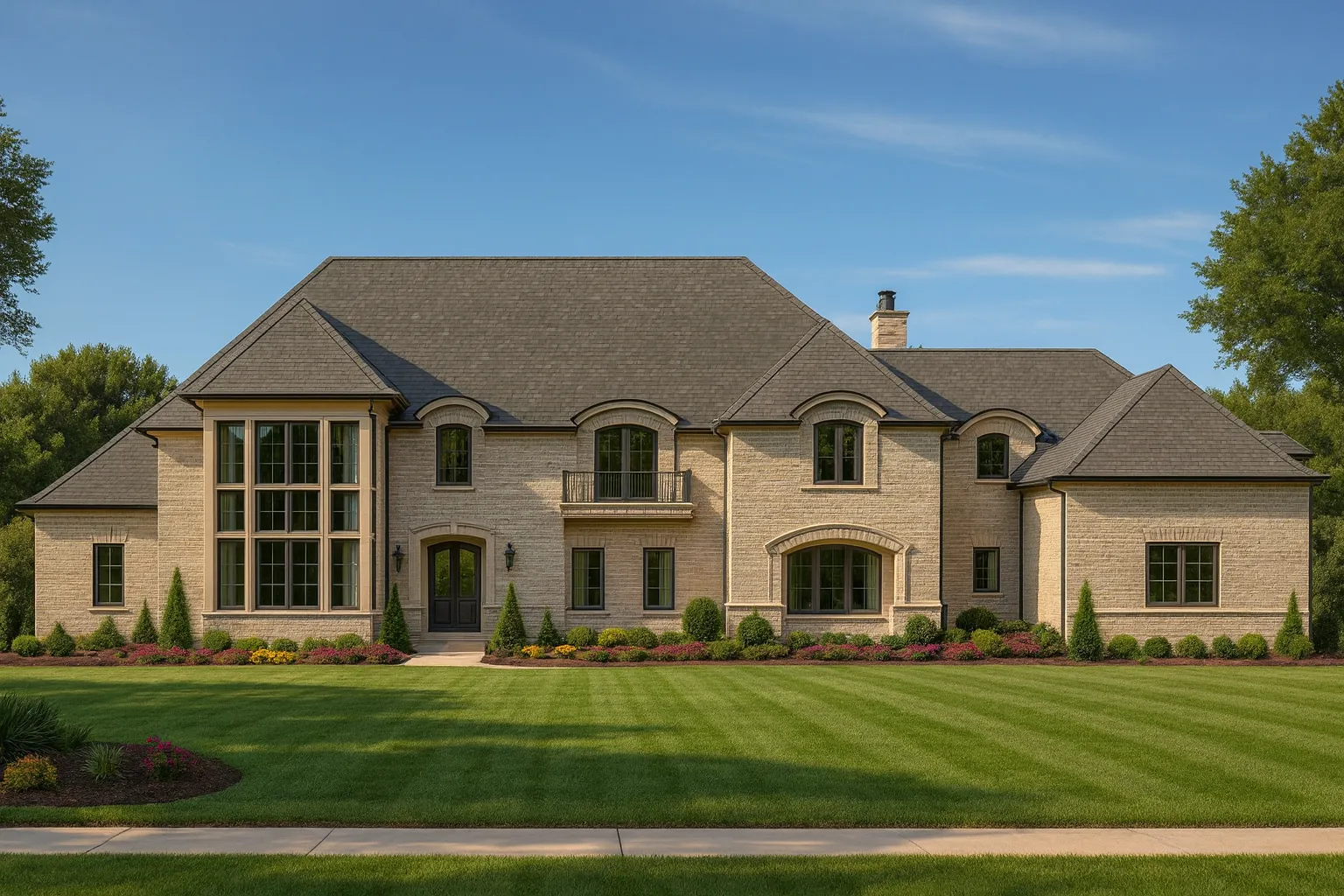 Luxury 2-Story French Country House Plan with Elegant Features
