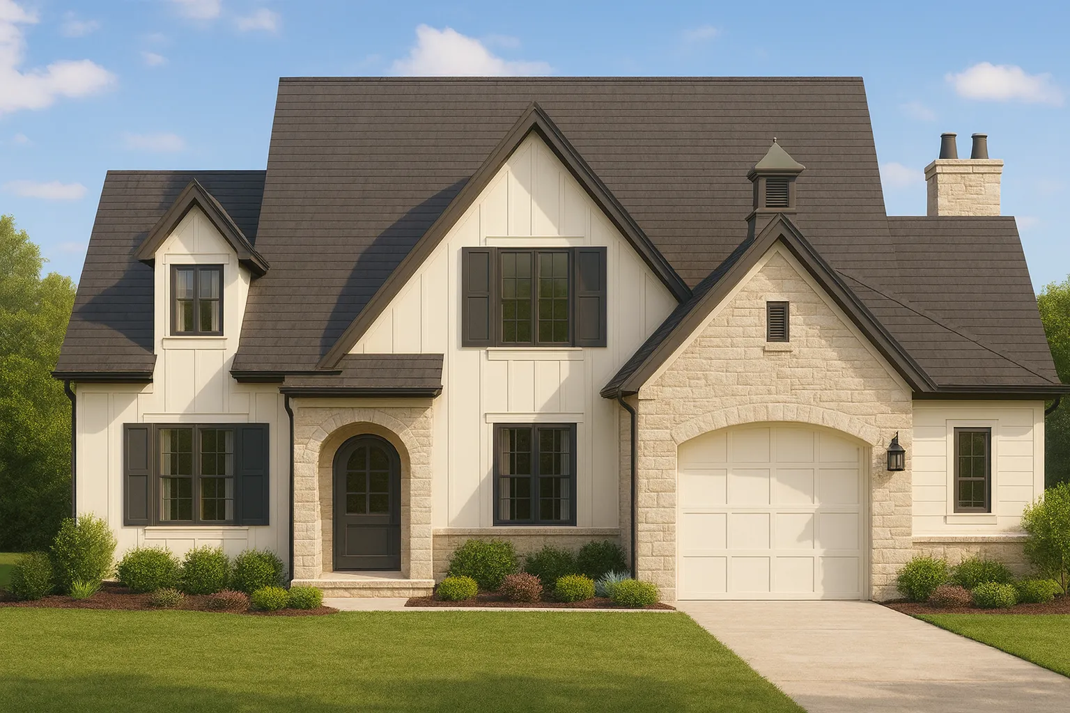 Luxury 2-Story House Plan with Elegant Craftsman Architecture