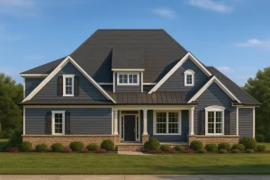 Modern Craftsman Home Plan with CAD Blueprints and Custom Features