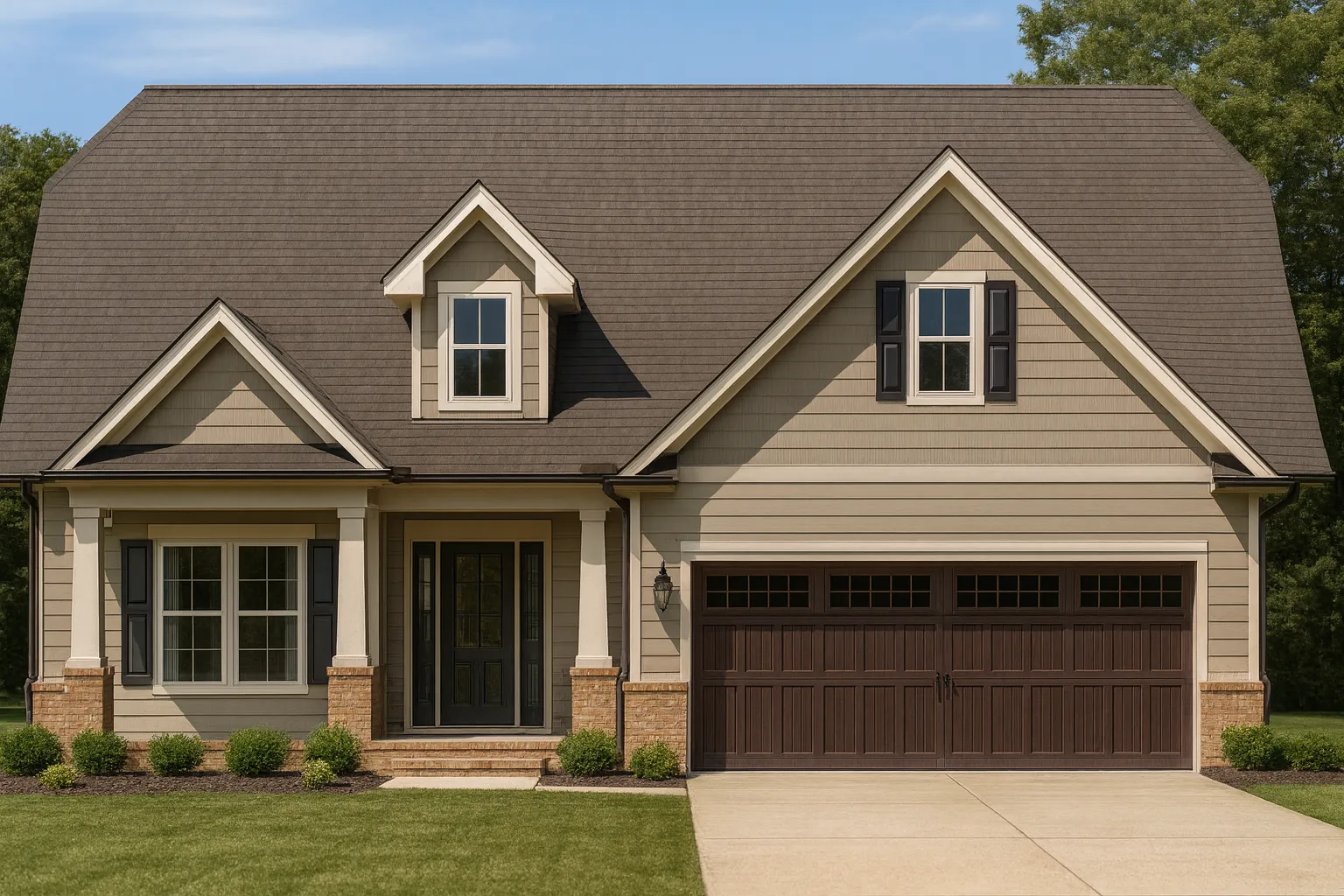 Beautiful 2-Story Craftsman House Plan with Bonus Room & Office