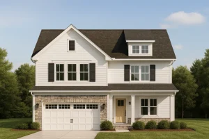 Modern Suburban House Plan with 2,078 Sq Ft and Wraparound Porch