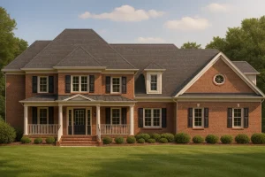Traditional 2-Story Colonial House Plan with 3,416 Heated Sq. Ft.