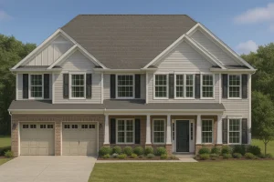 Spacious 2-Story House Plan with 5 Bedrooms and 3-Car Garage