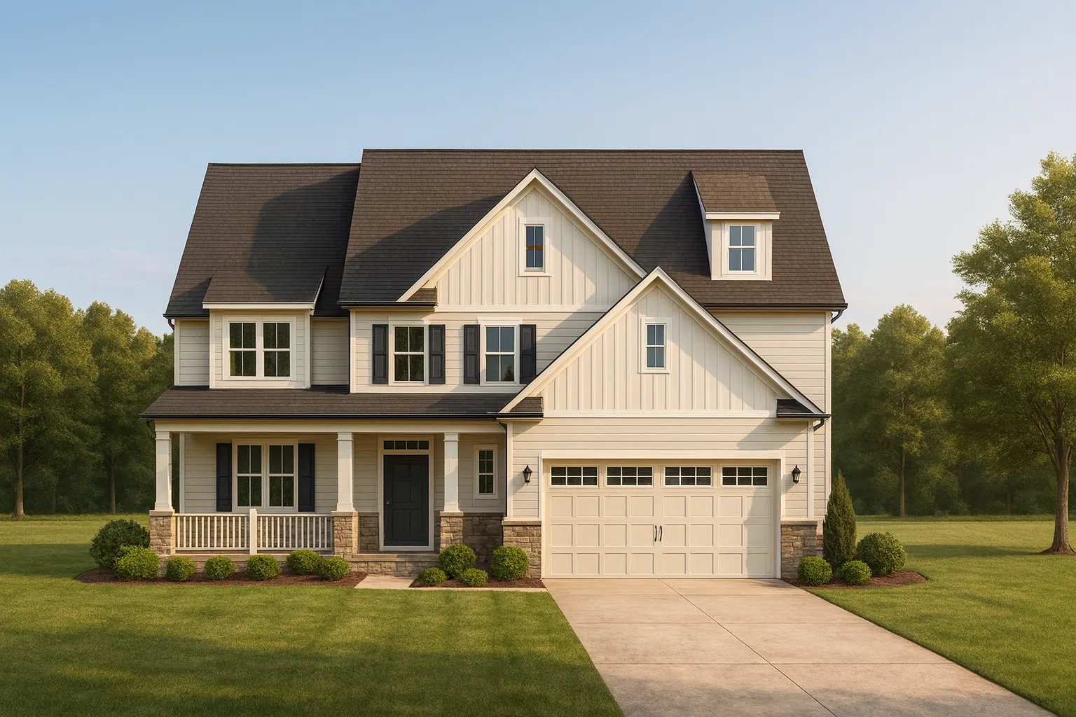 Modern Home Plan with Detailed Floor Designs and CAD Blueprints