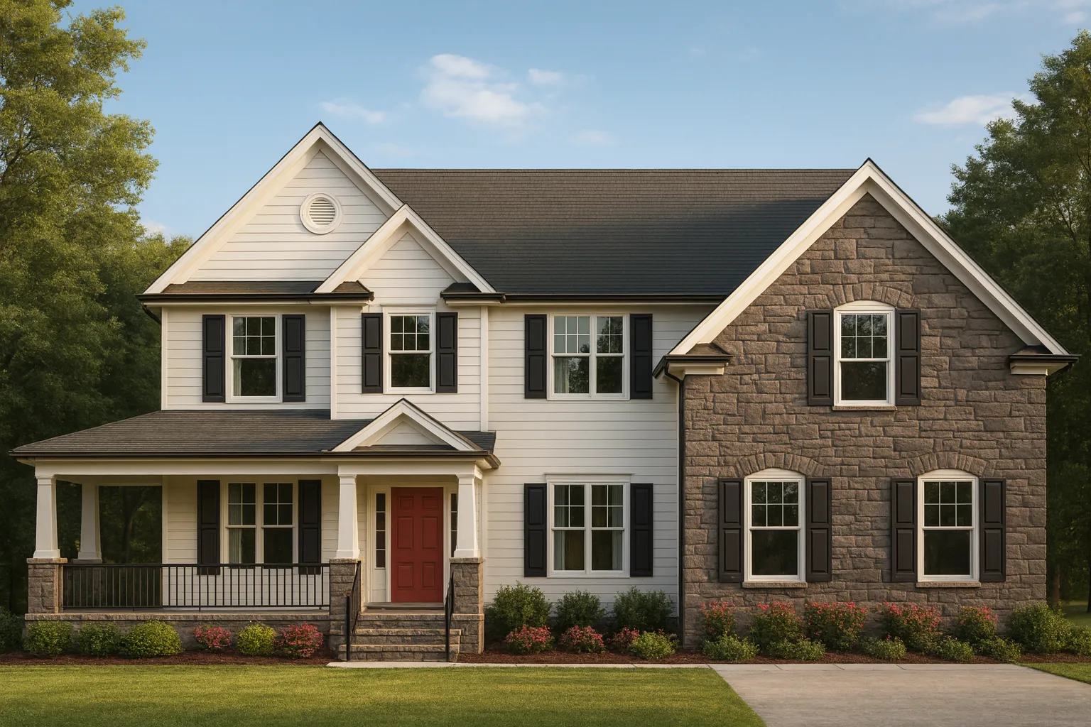Beautiful 2-Story Home Plan with 5 Bedrooms, Bonus Room & 3-Car Garage