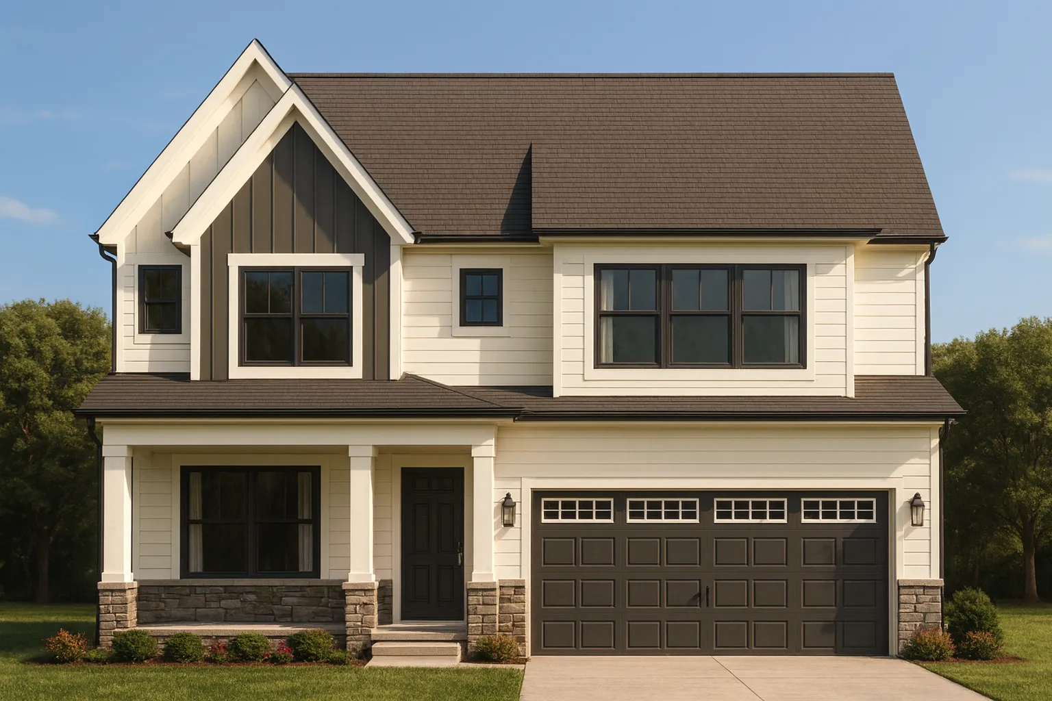 Modern 2-Story House Plan with Smart Floor Layout & CAD Blueprints