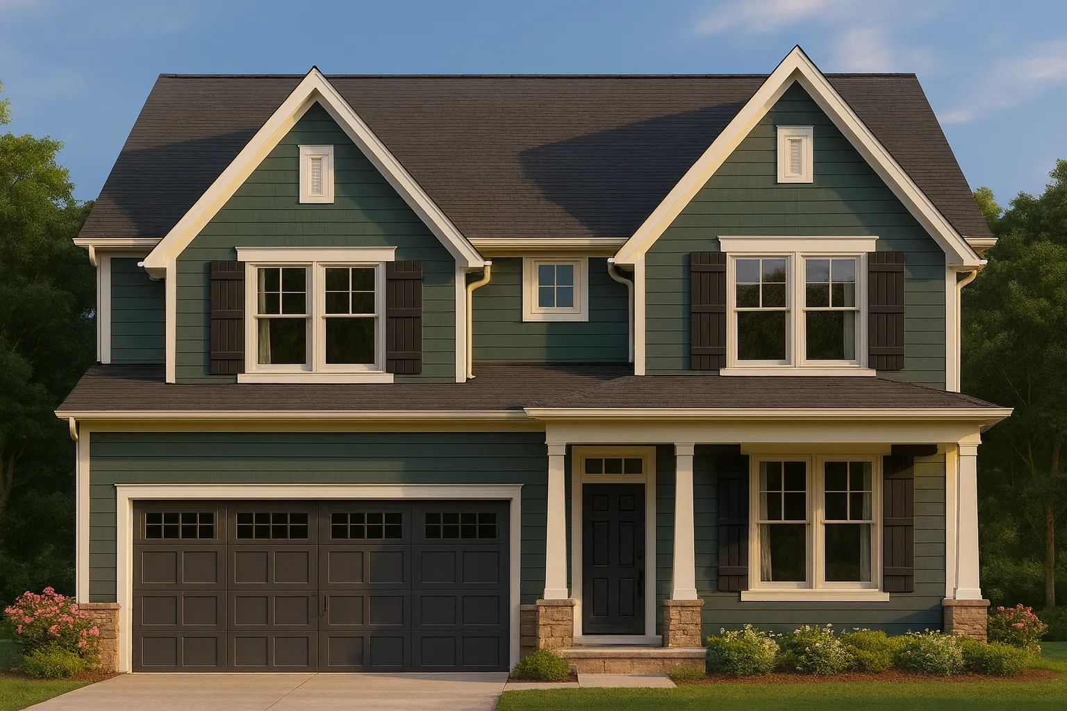 Craftsman-Style House Plan with Inviting Floor Layout and CAD Designs