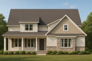 Explore Detailed Home Plan Floor Designs with CAD Blueprints