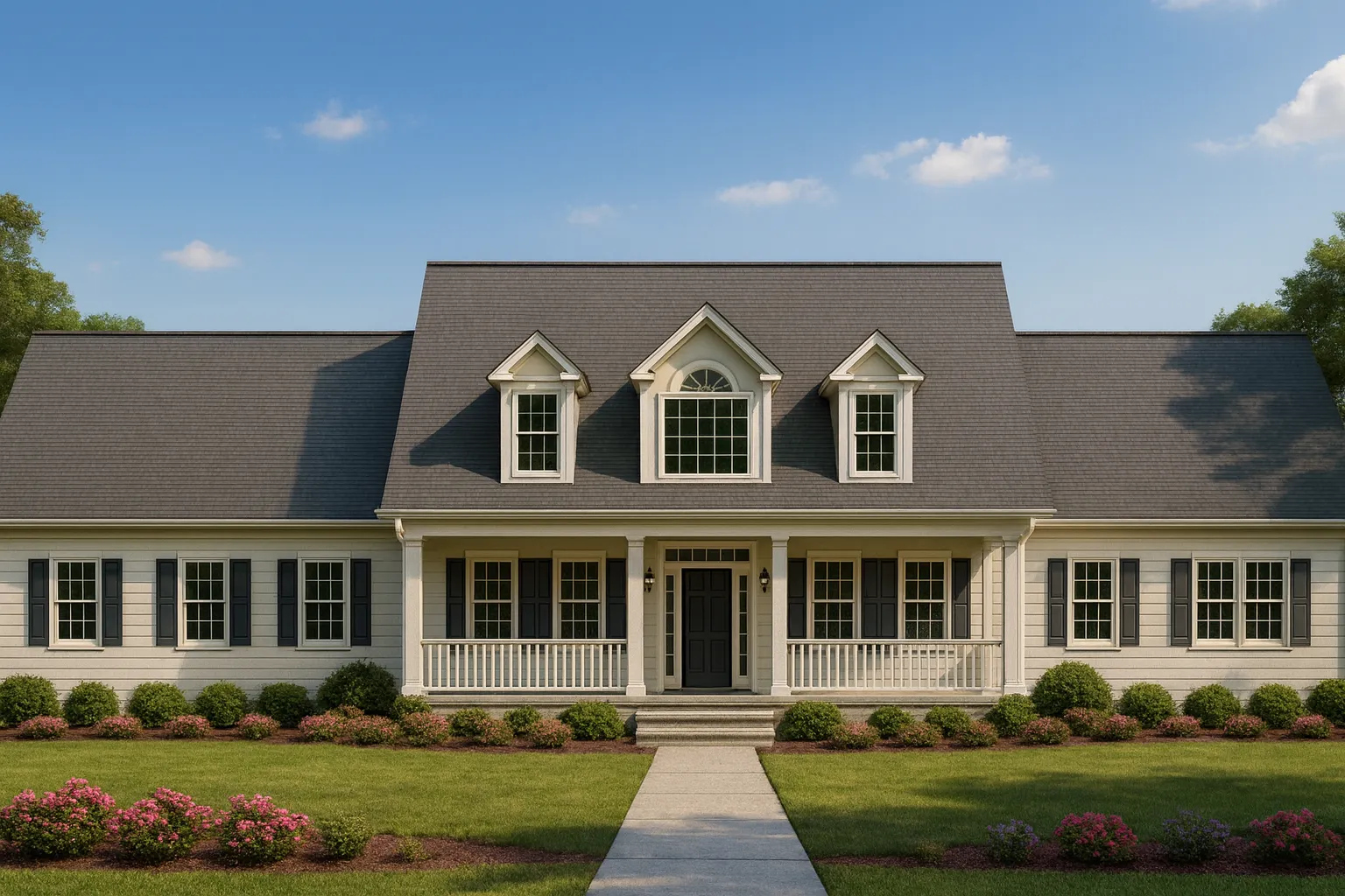 Stunning Colonial Revival Home Plan with 2-Story CAD Designs