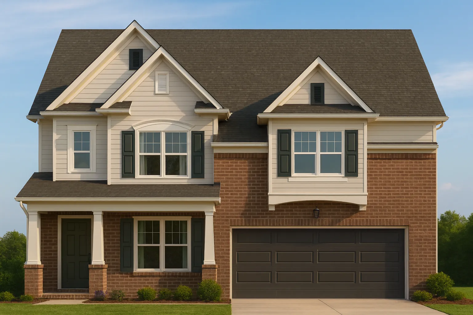 Classic Suburban House Plan with Spacious Layout and CAD Blueprints