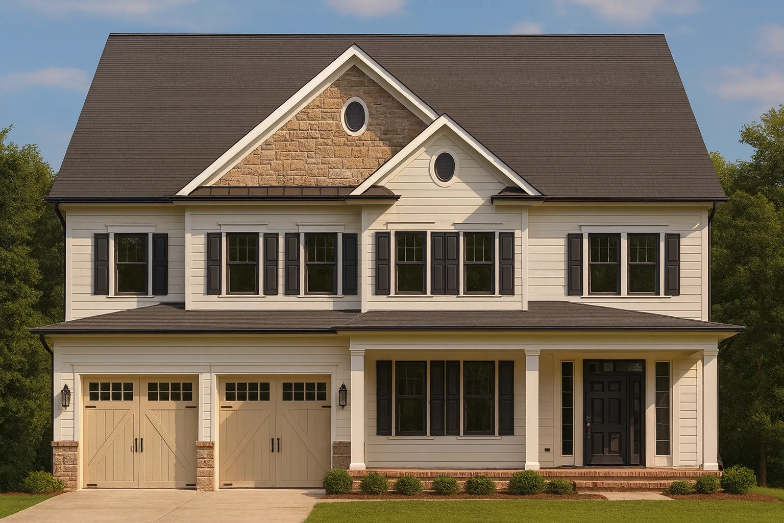 Spacious 4-Bedroom Home Plan with Blueprint and CAD Designs