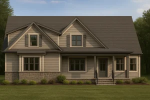 Stunning 2-Story House Plan with Craftsman Style and CAD Designs