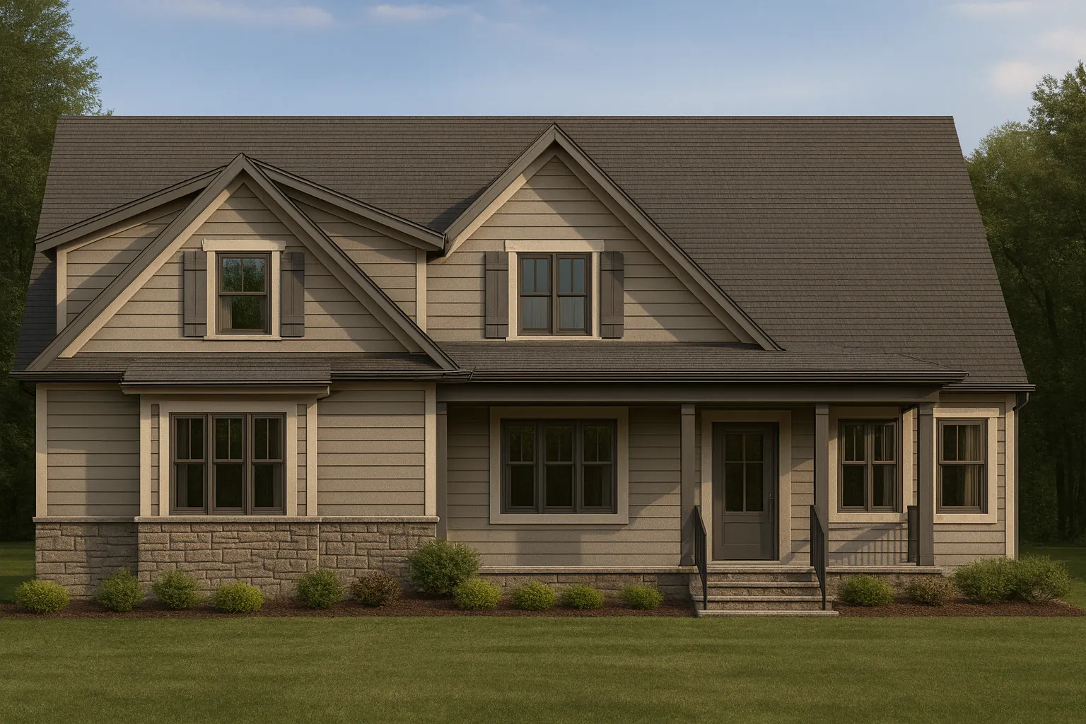 Stunning 2-Story House Plan with Craftsman Style and CAD Designs