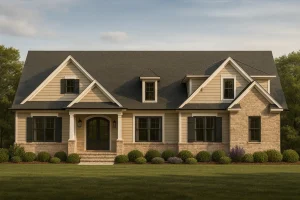 Traditional Craftsman Home Plan with Detailed CAD Designs