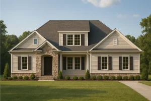Craftsman Home Plan with 4 Bedrooms, Blueprint, & CAD Designs