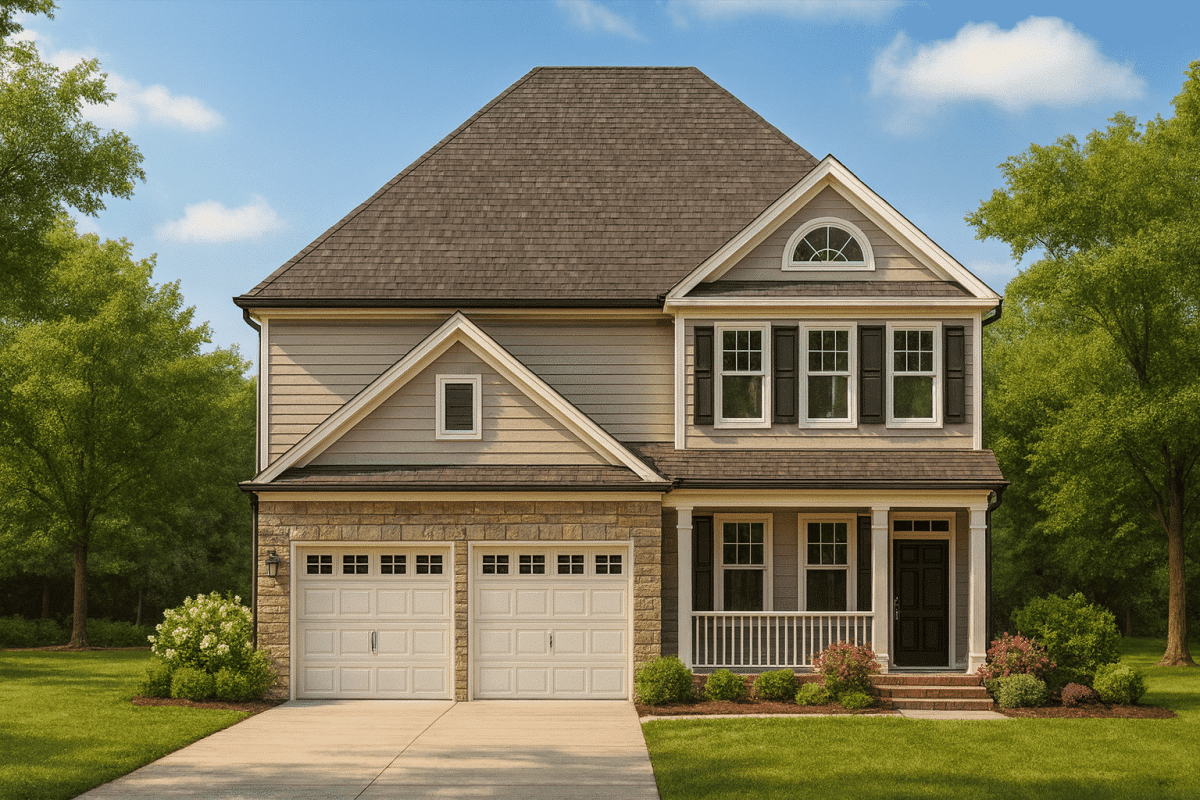 Spacious 2-Story House Plan with 4 Bedrooms and Craftsman Charm