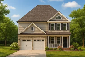 Spacious 2-Story House Plan with 4 Bedrooms and Craftsman Charm