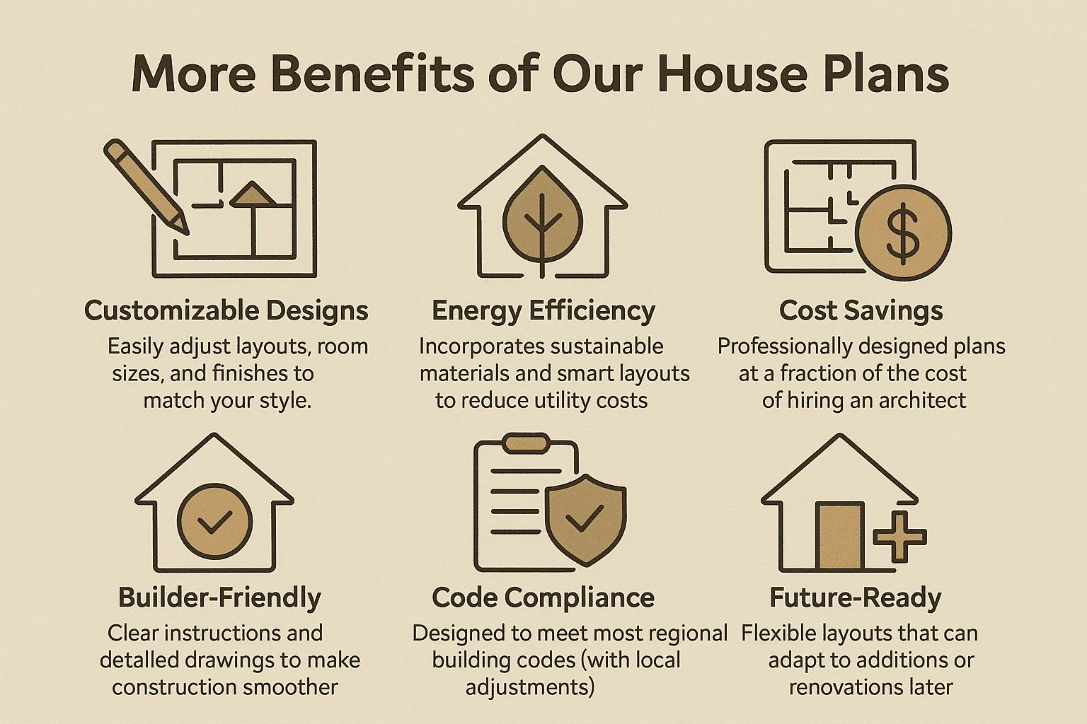More Benefits of Our House Plans