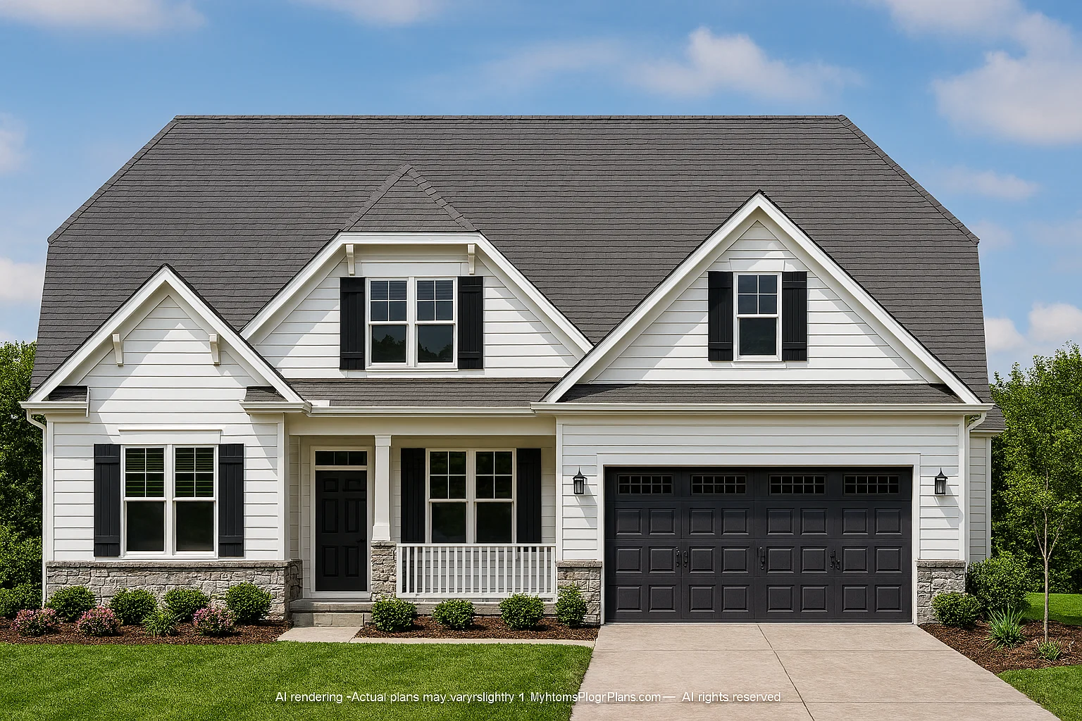 14-1439 HOUSE PLAN - Charming 1.5 Story House Plan with Detailed CAD Blueprint Designs 2 Charming 1.5-Story House Plan with Craftsman Design & Detailed Blueprints