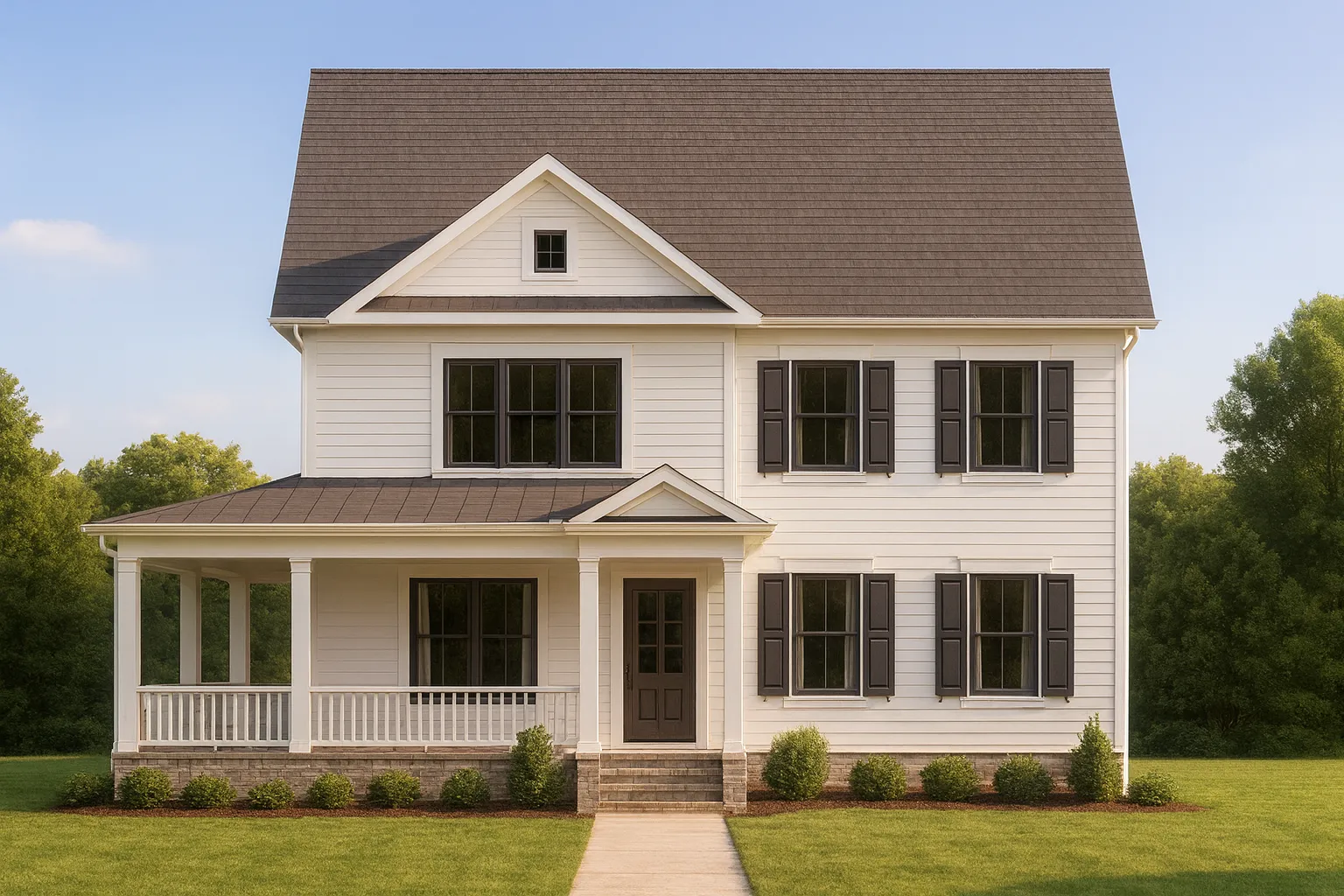Stunning 2-Story Home Plan with Open Floor Plan and CAD Designs