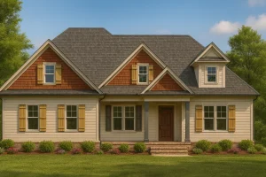 2,838 heated sq. ft., 4 bedrooms, 3 bathrooms
