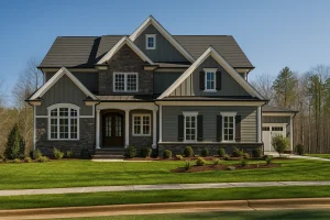 Elegant 2-Story House Plan with Spacious Design and CAD Blueprints