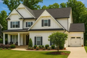 3-Story House Plan with 5 Bedrooms, Covered Porch & Bonus Room