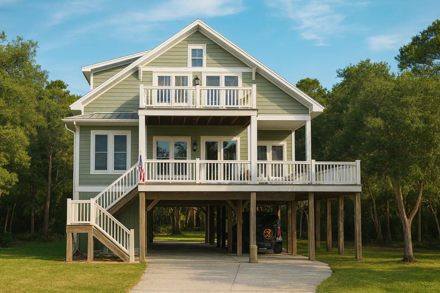 17-1070 HOUSE PLAN - Beautiful Beach House Plan | 2-Story Architectural Designs 2 17-1070 HOUSE PLAN - Beautiful Beach House Plan | 2-Story Architectural Designs - Image 2