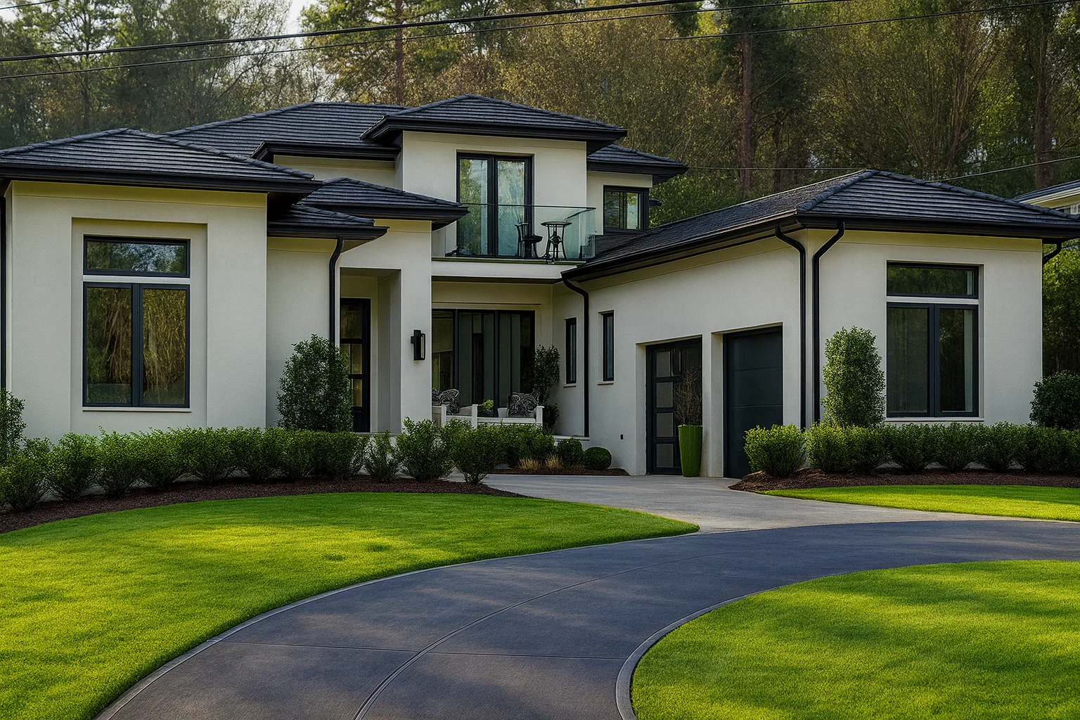 Modern Luxury House Design with 5 Bedrooms and CAD Floor Plans