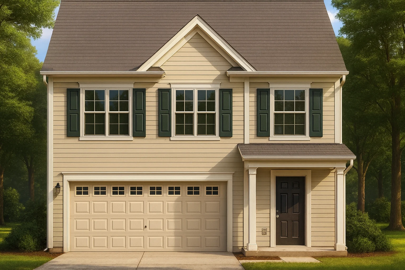 House Plan with 3 Bedrooms and 2 Baths