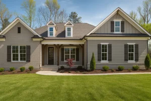 Craftsman Home Plan with Modern Floor Designs & CAD Blueprints