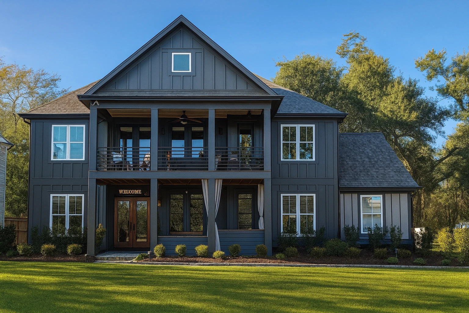 Modern Craftsman Home Floor Plan with Detailed Blueprint Designs