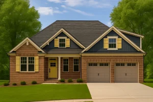 Two-Story House Plan with Modern Craftsman Blueprint Designs